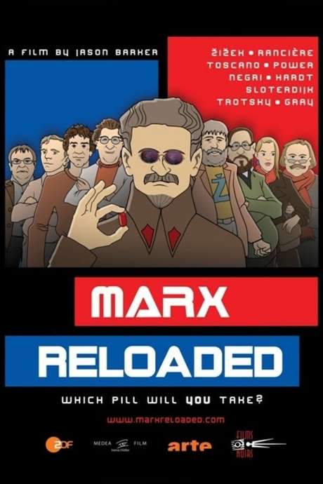 Which pill will you take? Marx Reloaded examines whether Karl Marx’s ideas can illuminate the 2008‑09 financial crisis that caused the worst recession in 70 years and forced the U.S. to spend $1 trillion to bail out banks. It asks if the turmoil is merely a free‑market flaw or reveals issues affecting society, economies and everyday life worldwide.